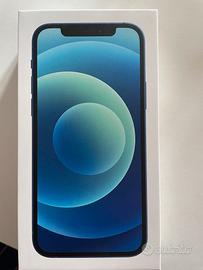 Iphone 12 128 GB blu scatola-scontrino