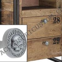 Arredamento harley davidson pomello maniglia skull