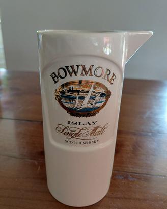 Brocca ceramica Bowmore Whisky vintage collezione
