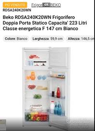 Frigo Beko doppiaporta + freezer