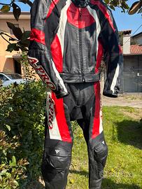 Tuta moto 2 pezzi tg56