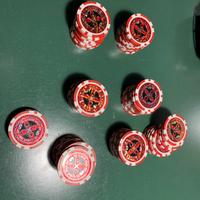 74 Fiches cips poker professionali