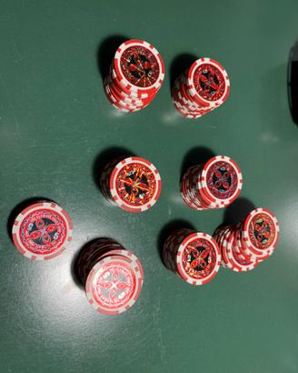 49 Fiches cips poker professionali
