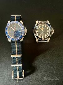 Lotto 2 orologi autotmatici custom assemblati