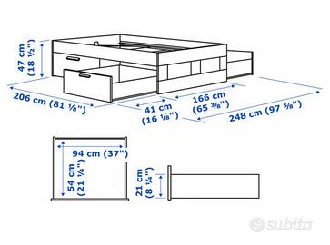 Letto contenitore ikea