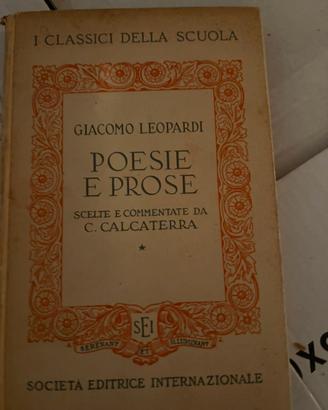 Poesie e prose -  Leopardi