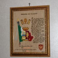 Quadro preghiera del poliziotto