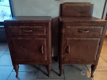 2 Comodini Vintage fine 1800 inizio 1900 
