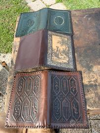 Copertine vintage pelle/cuoio x libri