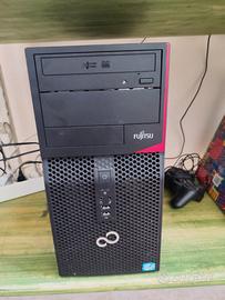 PC Desktop FUJITSU ESPRIMO P410 E85+ con Monitor