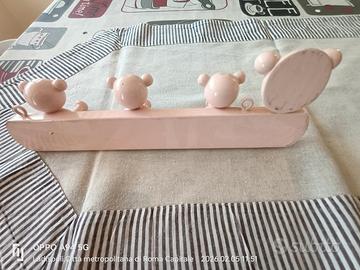 Attaccapanni  per cameretta per bambine 