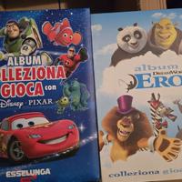 Album figurine Esselunga Pixar +  Eroi vintage