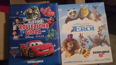Album figurine Esselunga Pixar +  Eroi vintage