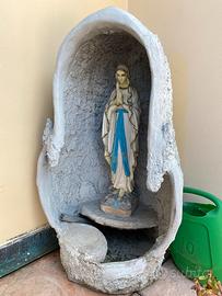 Grotta Nicchia Madonna Cemento