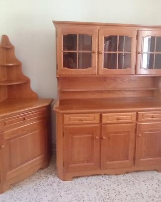 Credenza più angoliera in legno
