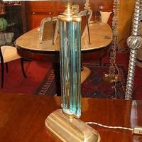 1950 Lampada Fontana Arte base ovale. Design