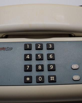 TELEFONO FISSO VINTAGE SIRIO BIANCO anni80