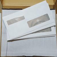 Confezione 500 buste bianche Pigna doppia finestra