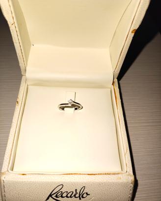 Anello solitario ReCarlo