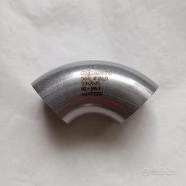 18 CURVE A SALDARE DIAMETRO 27 INOX AISI 304L