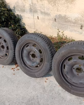 4 cerchi + gomme invernali Citroen C3/ Peugeot 206