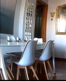 Tavolo ekedalen 180/240x90 bianco