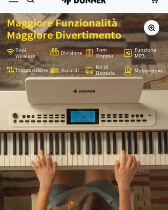 pianoforte digitale donner ddp95