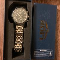 Orologio solo tempo lige in acciaio