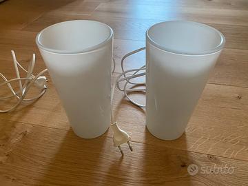 Coppia lampade comodino Ikea