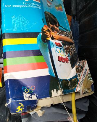 Arco e freccette gioco vintage ancona con scatola