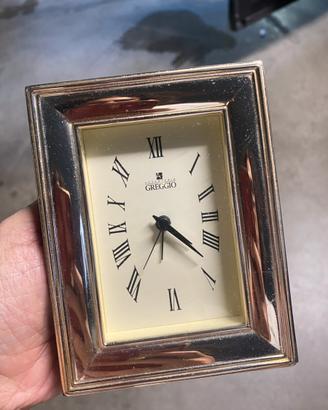 Orologio da tavolo con Cornice in argento