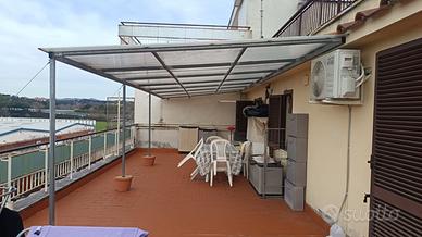 Tettoia ferro zincato