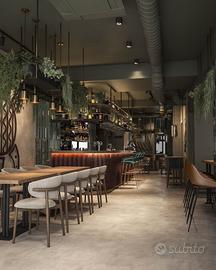 Frosinone, P.C.Baronio ad. Ristorante con Dehors