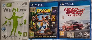 Giochi PlayStation 4 e Wii