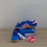 Adidas Gazelle Indoor Blu/rosa Neon