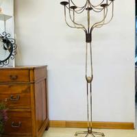 Candelabro in ferro battutto