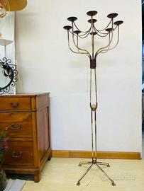 Candelabro in ferro battutto