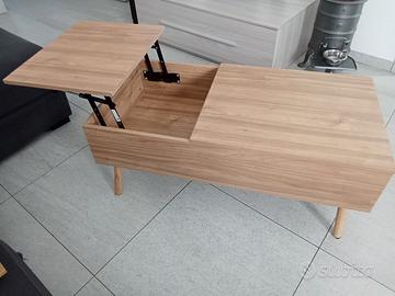 Tavolino in legno basso da salotto