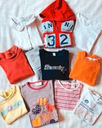Set 11 pezzi bambina 24/36 mesi