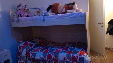 letto a castello 3 posti letto 