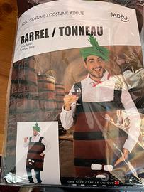 Abito di carnevale completo botte