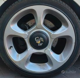 4 cerchi in lega originale Abarth da 17 pollici