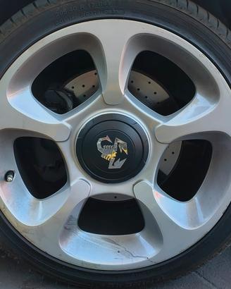 4 cerchi in lega originale Abarth da 17 pollici