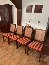 sedie in stile classico legno