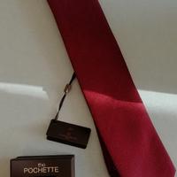Cravatta + pochette bordeaux DOPPELGANGER