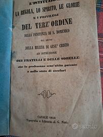 l'istituzione la regola lo spirito le glorie