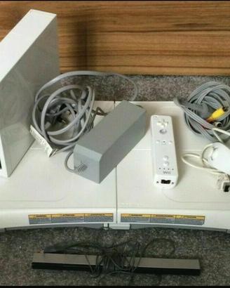 Nintendo wii+ balance board+ chitarra guitar hero