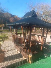 gazebo in bambu'