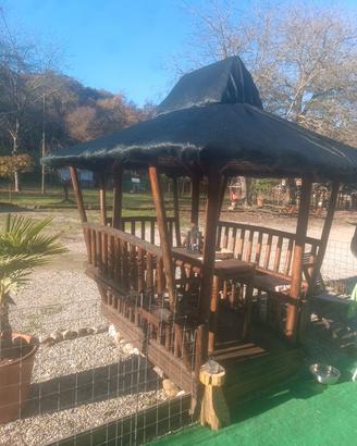 gazebo in bambu'