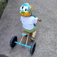 triciclo-bici senza pedali legno 2-in-1 evolutiva